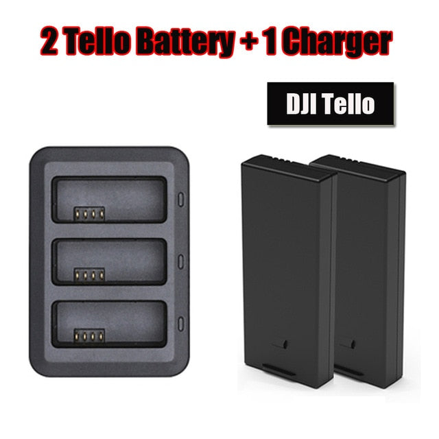 Original DJI Tello battery 1100 mAh 3.8 V + 3 in 1 intelligent Charger Hub For DJI Tello drone flight battery accessories
