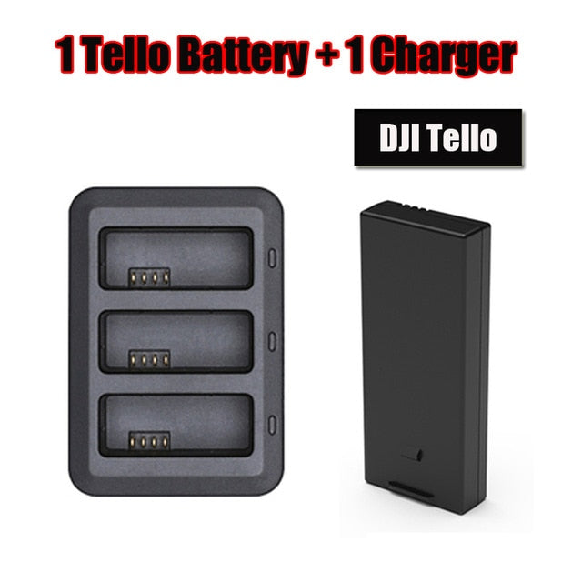 Original DJI Tello battery 1100 mAh 3.8 V + 3 in 1 intelligent Charger Hub For DJI Tello drone flight battery accessories
