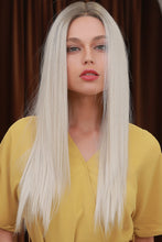 Load image into Gallery viewer, 13*2&quot; Lace Front Wigs Synthetic Long Straight 26&quot; Heat Safe 150% Density
