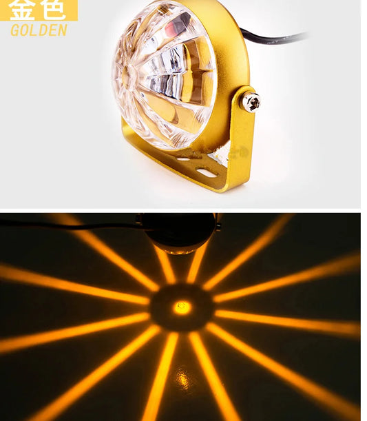 1pc 12V Car LED Chassis Light  Lamp 3 Modes