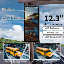 Load image into Gallery viewer, 12.3 Digital Mirror Camera System for the 1984 f250 catalog Truck DVR HD Reverse Side Mirror Rear View Long Arm Camera Monitor System
