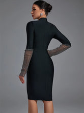 Load image into Gallery viewer, Black Bodycon  Elegant Evening Dress High Quality
