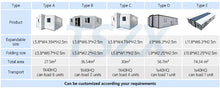 Load image into Gallery viewer, 2024 AIRBEES Drect Sale Custom Modern Folding Houses Expandable Foldable
