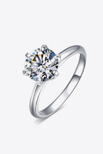 Load image into Gallery viewer, Adored 925 Sterling Silver 3 Carat Moissanite 6-Prong Ring
