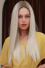 Load image into Gallery viewer, 13*2&quot; Lace Front Wigs Synthetic Long Straight 26&quot; Heat Safe 150% Density
