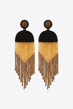 Load image into Gallery viewer, Beaded Fringe Dangle Earrings
