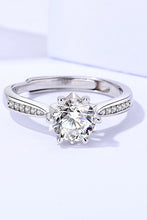 Load image into Gallery viewer, 1 Carat Moissanite Adjustable 6-Prong Ring
