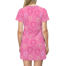 Load image into Gallery viewer, All Over Print T-Shirt Dress
