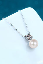 Load image into Gallery viewer, 925 Sterling Silver Freshwater Pearl Moissanite Necklace
