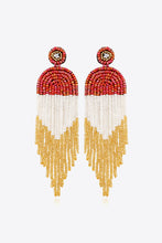 Load image into Gallery viewer, Beaded Fringe Dangle Earrings
