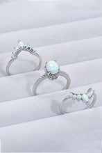 Load image into Gallery viewer, 925 Sterling Silver Opal Ring
