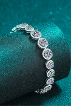 Load image into Gallery viewer, 925 Sterling Silver 10.4 Carat Moissanite Bracelet
