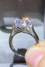 Load image into Gallery viewer, 5 Carat Moissanite Platinum-Plated Ring
