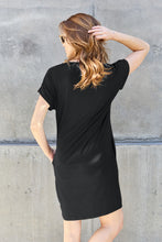 Load image into Gallery viewer, Basic Bae Full Size Round Neck Short Sleeve Dress with Pockets
