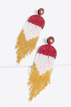 Load image into Gallery viewer, Beaded Fringe Dangle Earrings
