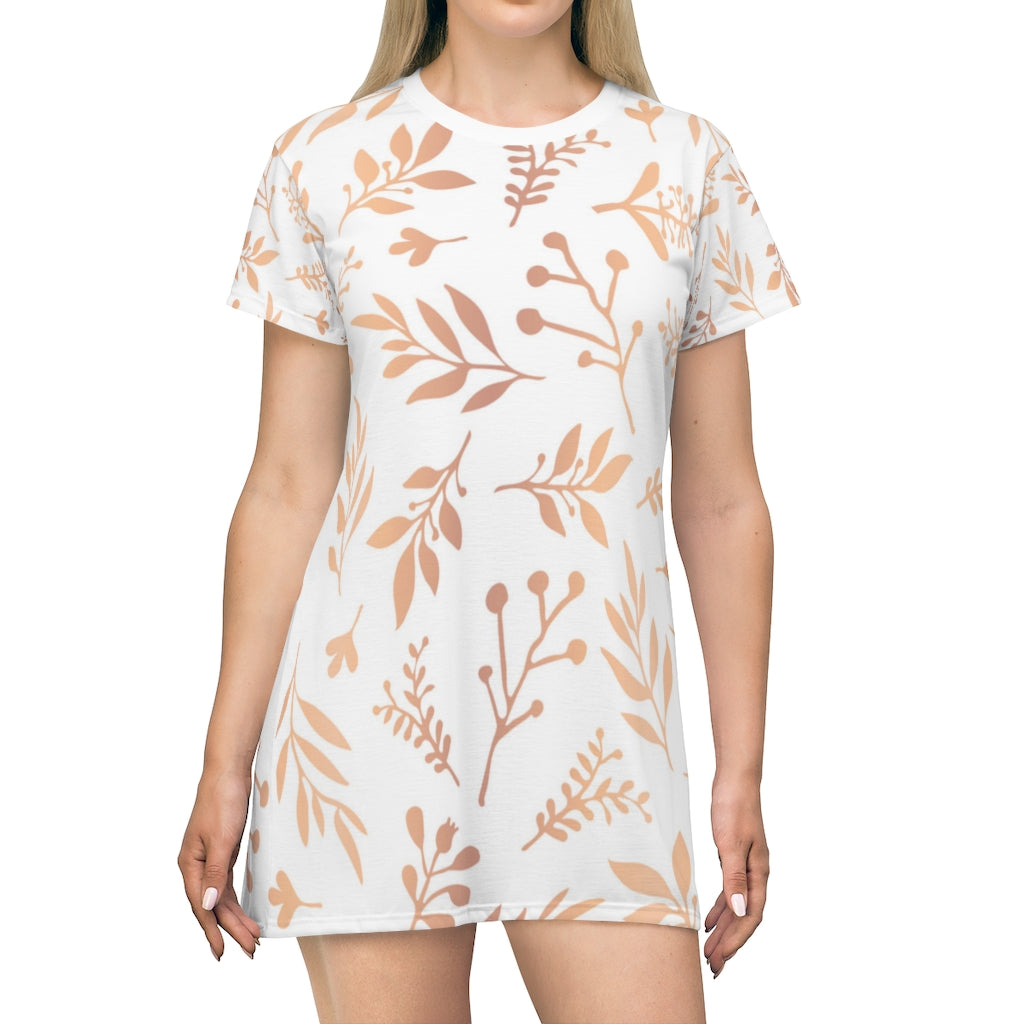 All Over Print T-Shirt Dress