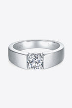 Load image into Gallery viewer, 925 Sterling Silver I Carat Moissanite Ring
