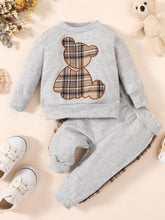 Load image into Gallery viewer, Baby Bear Graphic Sweatshirt and Joggers Set
