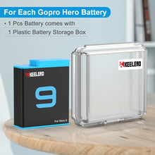 Load image into Gallery viewer, Battery For GoPro Hero 9 8 7 6 10 Black Accessories
