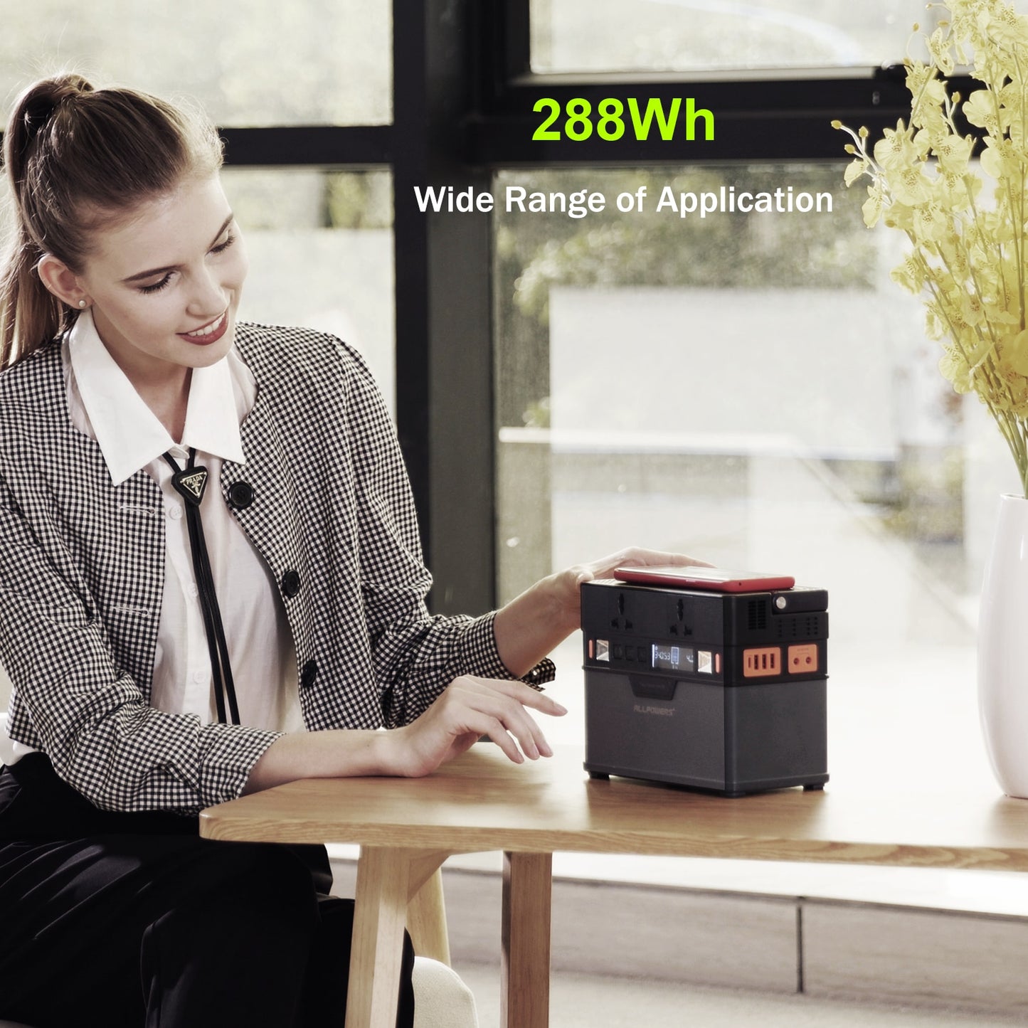 ALLPOWERS 110V 220V AC Power Station Pure Sine Wave Portable Generator Powering Car Refrigerator TV Drone Laptops