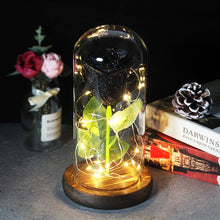 Load image into Gallery viewer, Beauty And The Beast Rose, Enchanted Rose With LED Lights In Glass Dome
