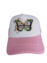 Load image into Gallery viewer, baby girl unicorn hat cap accessories for 2-8 year girls unicorn rainbow baseball cap casquette summer sun truck hat for kids
