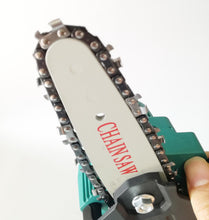 Load image into Gallery viewer, 4-inch chainsaw blade and guide for 24V Lithium Battery Portable
