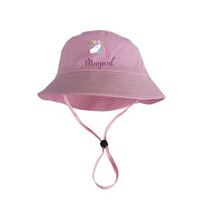 Load image into Gallery viewer, baby girl unicorn hat cap accessories for 2-8 year girls unicorn rainbow baseball cap casquette summer sun truck hat for kids
