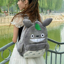 Load image into Gallery viewer, 25/35cm New Arrival Funny Creative Cute Totoro Plush Backpack Cute Soft School Bag Kids Child girl Cartoon coin Bag kawaii gift
