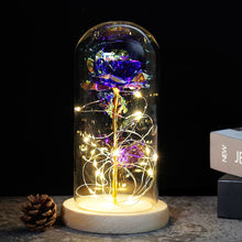 Load image into Gallery viewer, Beauty And The Beast Rose, Enchanted Rose With LED Lights In Glass Dome
