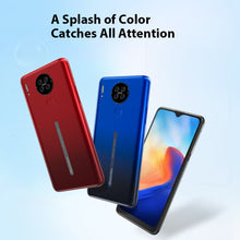 Load image into Gallery viewer, Blackview A80 Quad Rear Camera Android 10.0 Go Mobile Phone 6.21&#39; Waterdrop HD Screen 2GB+16GB Cellphone 4200mAh 4G Smartphone
