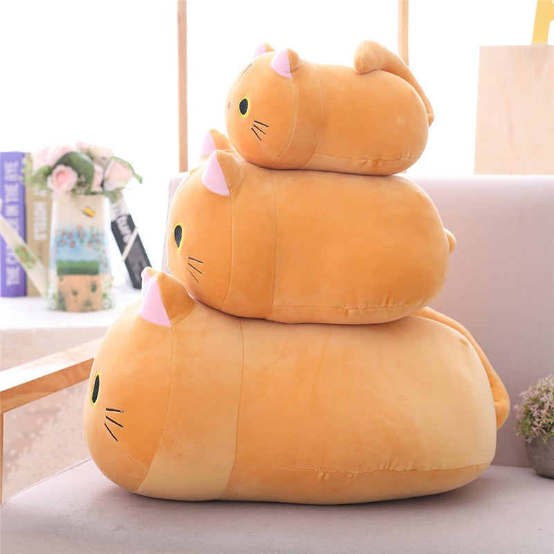 25/35/50cm Cartoon cat plush toy Children&#39;s Sofa Pillow Cushion Down Cotton Padded plush Soft Toys Cute Animal children&#39;s gift