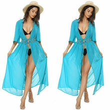 Load image into Gallery viewer, 2020 Sexy Beach Dress Swimwear Women Beach Cover Up Cardigan Swimwear Bikini Cover ups Robe Plage Zaful Dress for Beach
