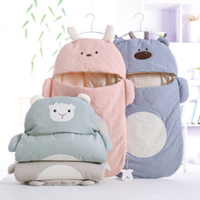 Load image into Gallery viewer, Baby Sleeping Bag Envelope Newborns Baby Cocoons Cartoon Soft Colored Cotton Diaper Cocoons For Newborns Sleep Baby Sleepsacks
