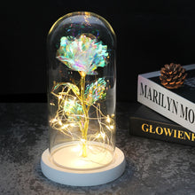 Load image into Gallery viewer, Beauty And The Beast Rose, Enchanted Rose With LED Lights In Glass Dome
