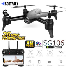 Load image into Gallery viewer, Best SG106 WiFi FPV RC Drone 4K Camera Optical Flow 1080P HD Dual Camera Real Time Aerial Video Wide Angle Quadcopter Aircraft
