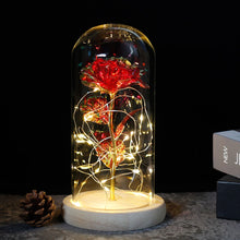 Load image into Gallery viewer, Beauty And The Beast Rose, Enchanted Rose With LED Lights In Glass Dome
