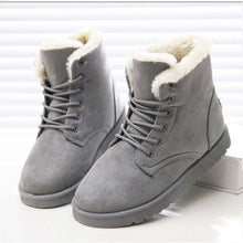 Load image into Gallery viewer, 2022 Winter Boots Women Snow Women Shoes Flat Hell Casual Winter Shoes Woman Ankle Boots Plush Warm Botas Mujer 35-43 WSH3132
