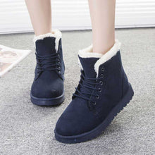 Load image into Gallery viewer, 2022 Winter Boots Women Snow Women Shoes Flat Hell Casual Winter Shoes Woman Ankle Boots Plush Warm Botas Mujer 35-43 WSH3132
