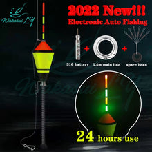 Load image into Gallery viewer, 2022New Portable Automatic Carp Electronic Fishing Floats Accessries Fast Fishing Artifact+Battery+5.4M Line Fishing Device Hot
