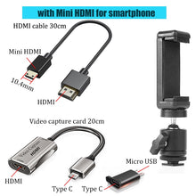 Load image into Gallery viewer, Android Phone Tablet as Camera Monitor Camcorder HDMI Adapter Video Capture Card
