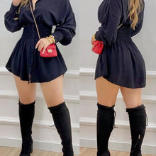 Load image into Gallery viewer, 2022 Women&#39;s Summer Dress Aestethic Korean Style Sexy Casual Elegant Party Dress Women Long Sleeve High Waist Beach Mini Dress
