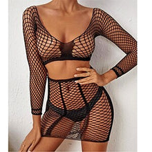 Load image into Gallery viewer, Beach Wear Fishent Rainbow Hollow Out Mesh Dress Woman Swimsuit Half Slips Maillot De Bain Robe Ete Femme Swimwear Dress DS002
