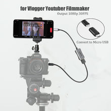 Load image into Gallery viewer, Android Phone Tablet as Camera Monitor Camcorder HDMI Adapter Video Capture Card
