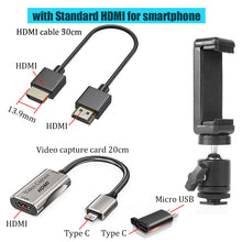 Load image into Gallery viewer, Android Phone Tablet as Camera Monitor Camcorder HDMI Adapter Video Capture Card
