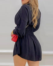 Load image into Gallery viewer, 2022 Women&#39;s Summer Dress Aestethic Korean Style Sexy Casual Elegant Party Dress Women Long Sleeve High Waist Beach Mini Dress
