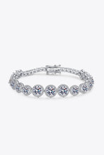 Load image into Gallery viewer, 925 Sterling Silver 10.4 Carat Moissanite Bracelet
