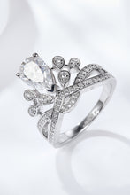 Load image into Gallery viewer, 1.5 Carat Moissanite Crown-Shaped Ring
