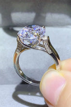 Load image into Gallery viewer, 5 Carat Moissanite Platinum-Plated Ring
