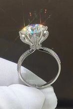 Load image into Gallery viewer, 5 Carat  Moissanite Side Stone Ring
